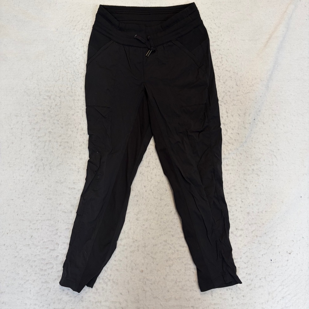 Lululemon Beyond the Studio Jogger Womens 4 Black Ribbed Activewear